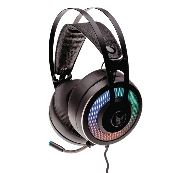 L33T Gaming NEBULIR RGB геймърски слушалки, черни (160397)