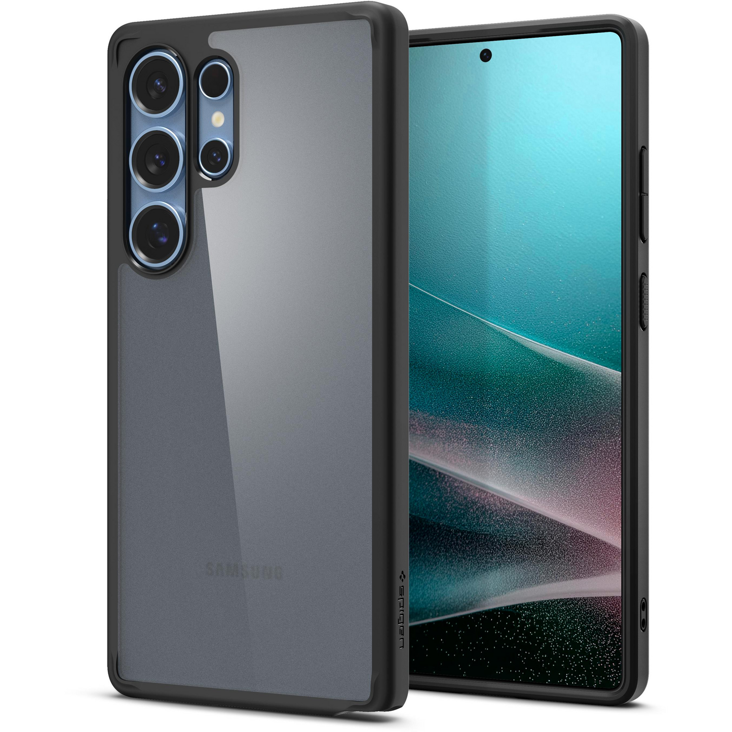 Spigen Ultra Hybrid Frost Black Samsung Galaxy S 2025 Ultra tok
