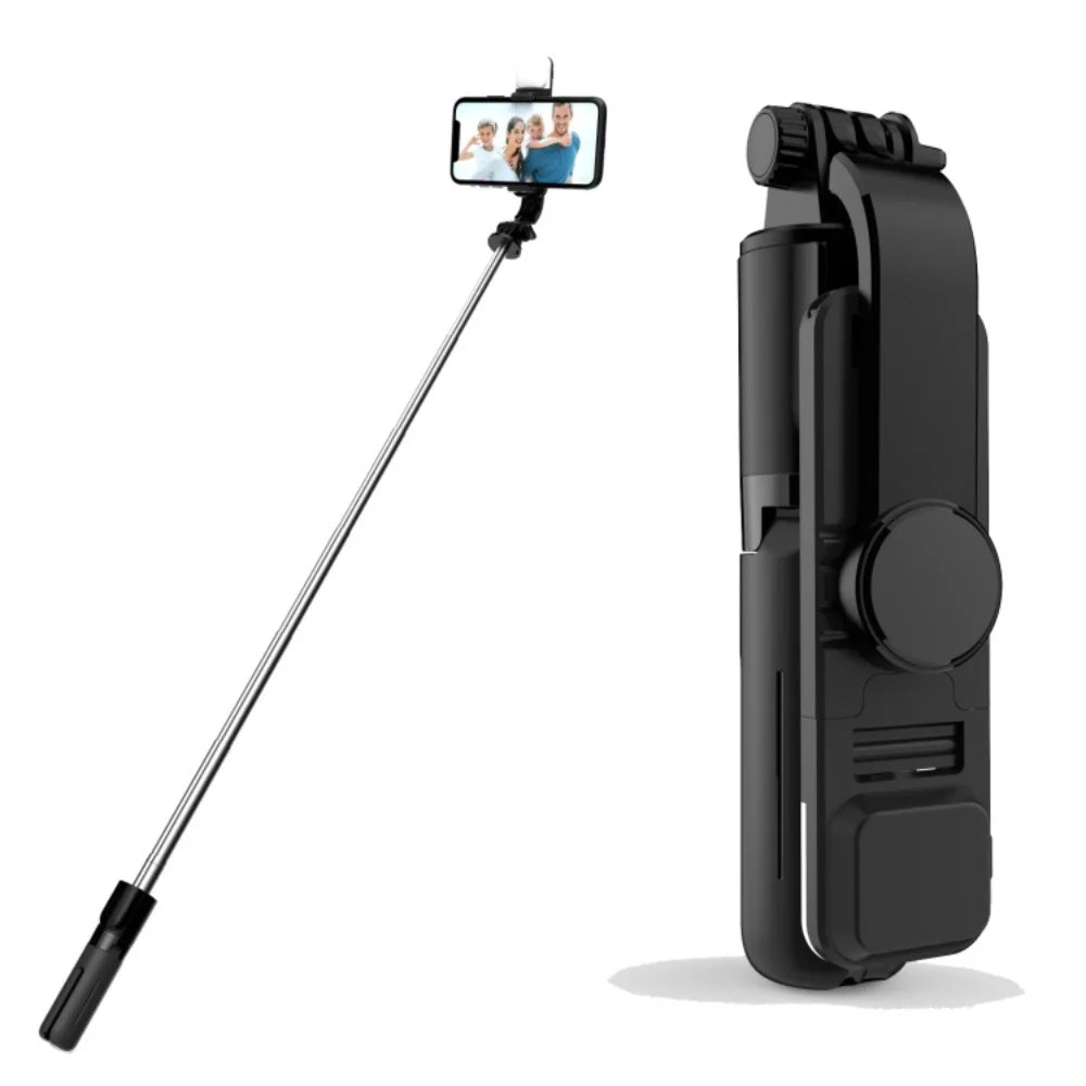 Bluetooth Selfie Stick with Lighting, Tripod and Control-Model S03, Extensible up to 71,1 cm