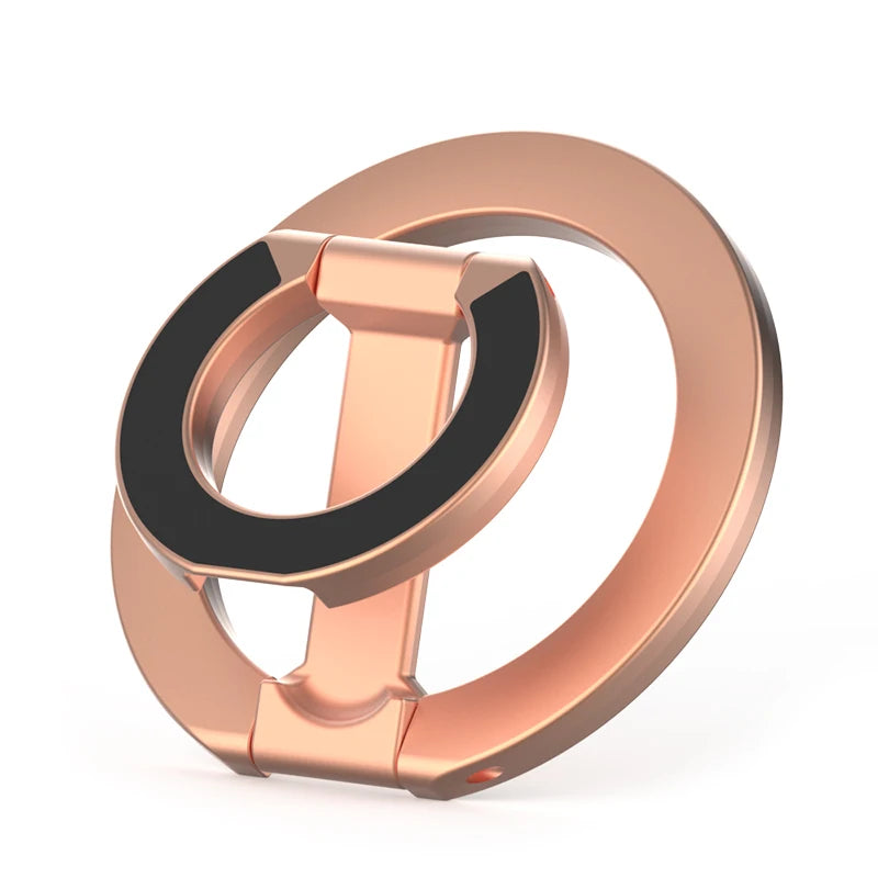 Mobile Phone Strong Magnetic Holder for Magsafe Double-sided Magnet Stand Portable Folding Ring Bracket for Phone 14 15 16