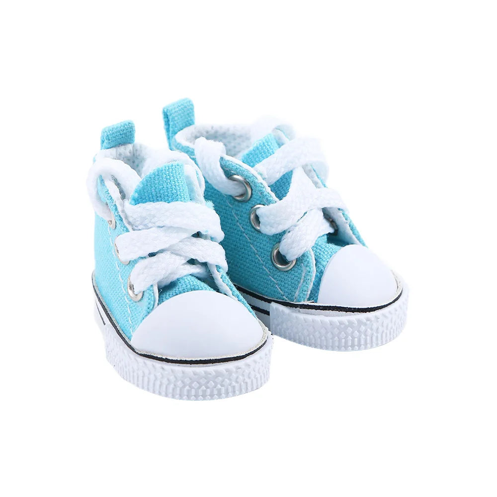 Dolls Accessories 3.5CM Sneakers Shoes Mini Shoes For Children Blyth Shoes Canvas Shoes Shoes