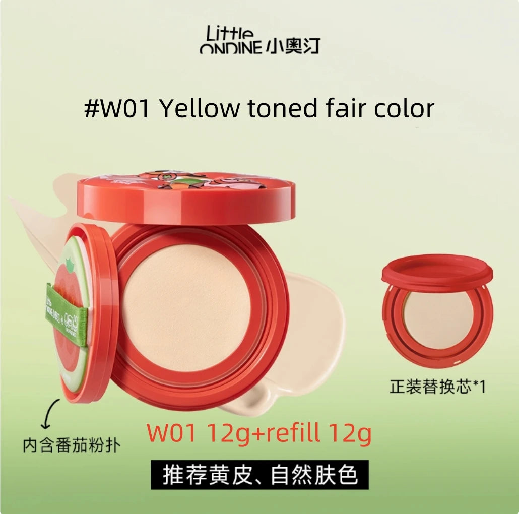 Little Ondine Foundation Air Cushion Cream Cute Carton Xiaoaoting Foundation Makeup Cosmetics