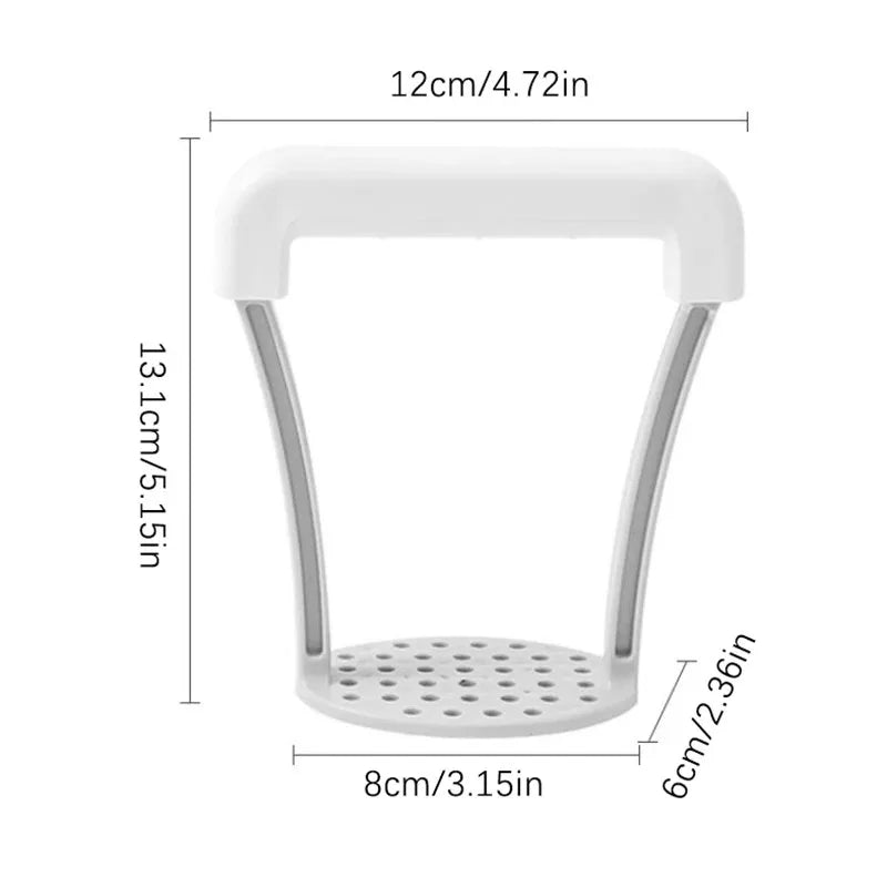 Manual Potato Masher Durable Potato Ricer Kitchen Vegetable Masher With Non-Slip Handle Fruit Juicer Kitchen Gadgets