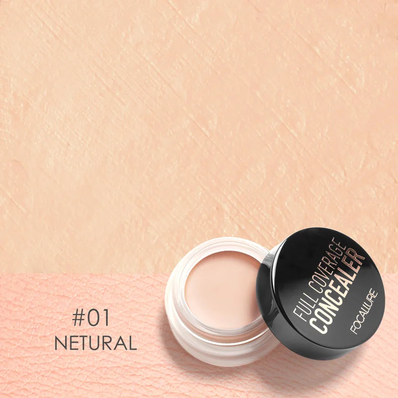 Wholesale FOCALLURE Waterproof Full Coverage Concealer Cream Oil-control Moisturizing Lightweight Foundation Makeup Cosmetics