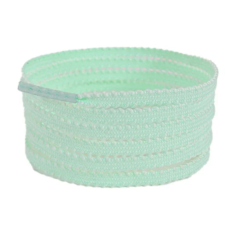 Coolstring Flat Laces 6mm Sneakers Tennis Shoelaces Trendy Replacement Shoestring for Racing Running Shoes Accessories Clothing
