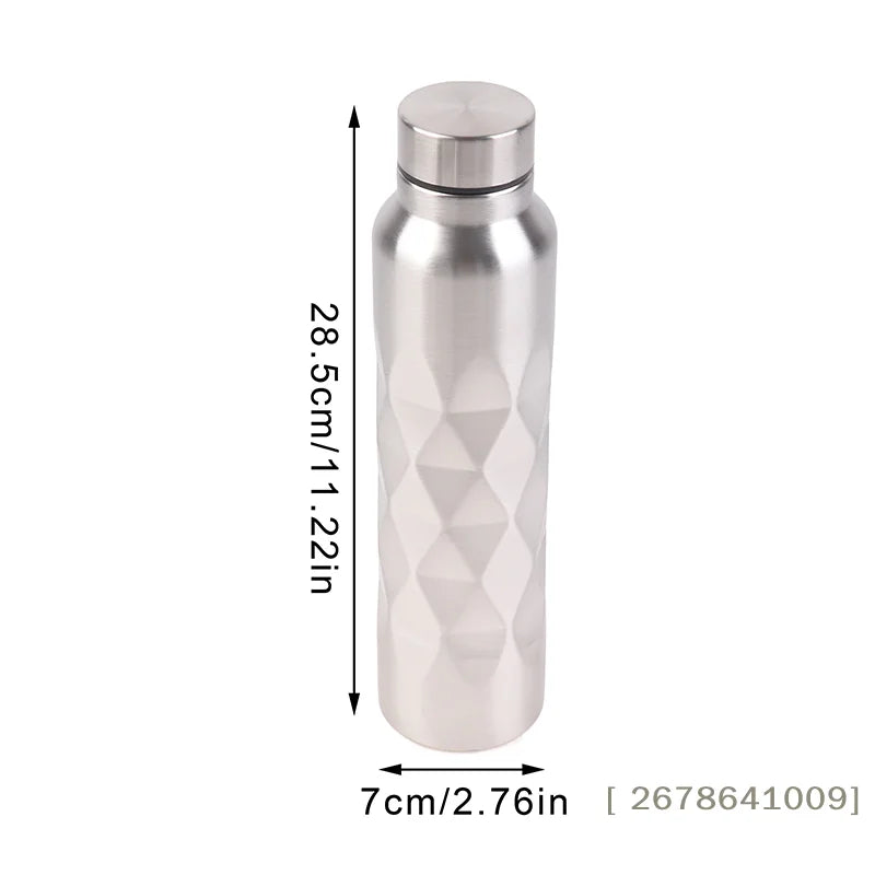 ❀❀1000ML Large Capacity Single-Wall Stainless Steel Water Bottle Leak-Proof Sport Flask For Fitness Gym Camping|〔YY33〕