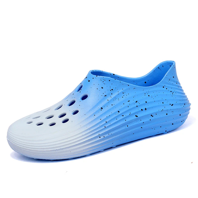 Lightweight Garden Shoes Rubber Sandals Men Cover Toes Beach Sandals Summer Shoes Soft Comfortable