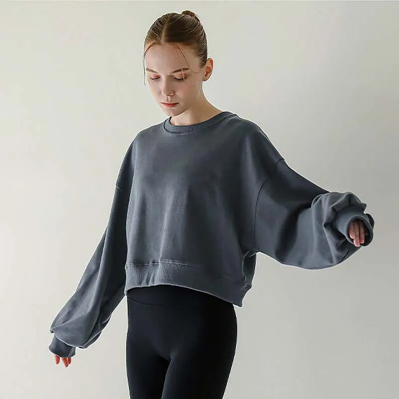 Cotton Oversized Hoodie For Women Casual Loose Long Sleeve Hooded Sweatshirts Fall Outfits Women Sudaderas Con Capucha