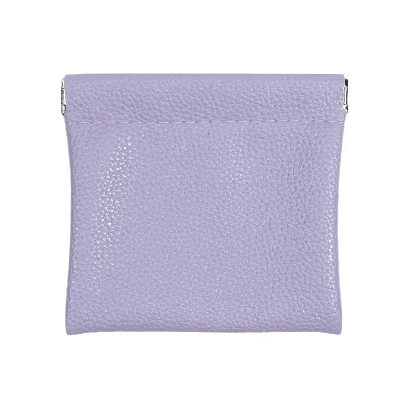 Fashion Automatic Closing PU Shrapnel Storage Bag Earphone Data Cable Lipstick Jewelry Portable Mini Waterproof Storage Bag
