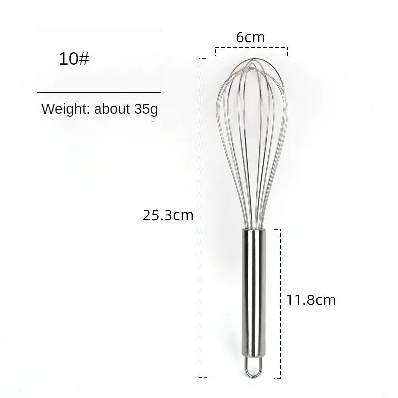 6/8/10/12 Inch Stainless Steel Egg Whisk Balloon Wire Hand Mixer for Baking Cooking Cream Butter Milk Dough kitchen gadgets