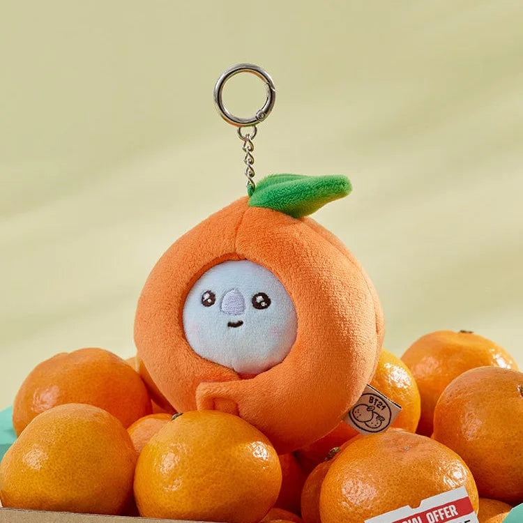Korean Popular Cartoon Orange Series Pendent Doll Bag Decoration Key Chain Gift Couple Style Household Goods Small Gift