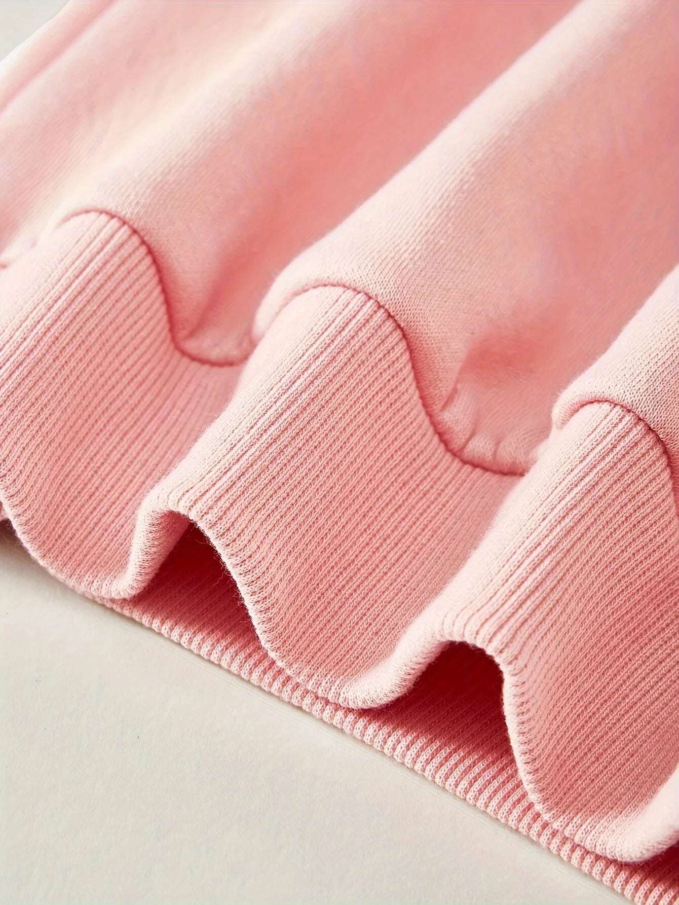 Children's Clothing Girls 2Pcs Cartoon Love Print Fashion Casual Long-Sleeved Sweatshirts and Leggings Pink Sweatshirt with Black Pants Set