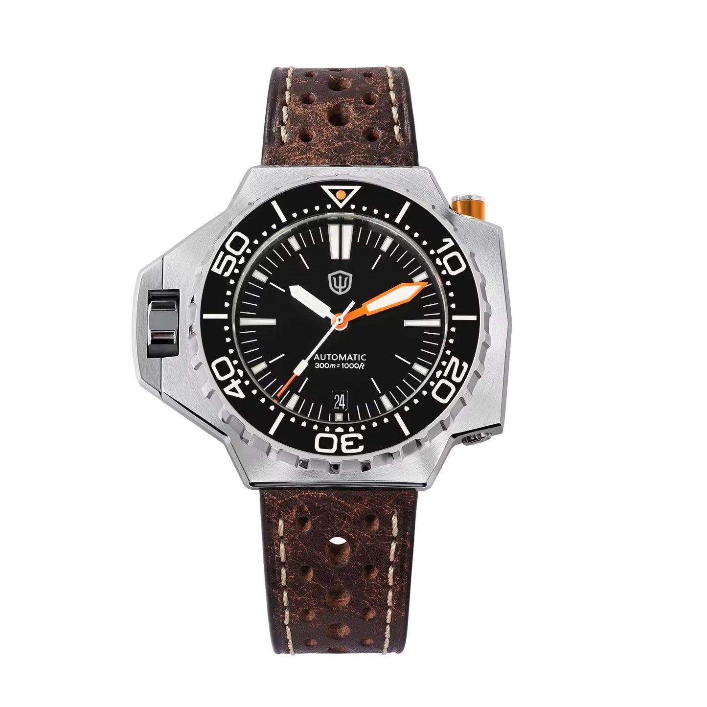 Watchdives WD1968 PT5004/PT5000 Automatic Diver Watch 316L Stainless Steel Sapphire Luminous Ceramic Bezel Vintage watches