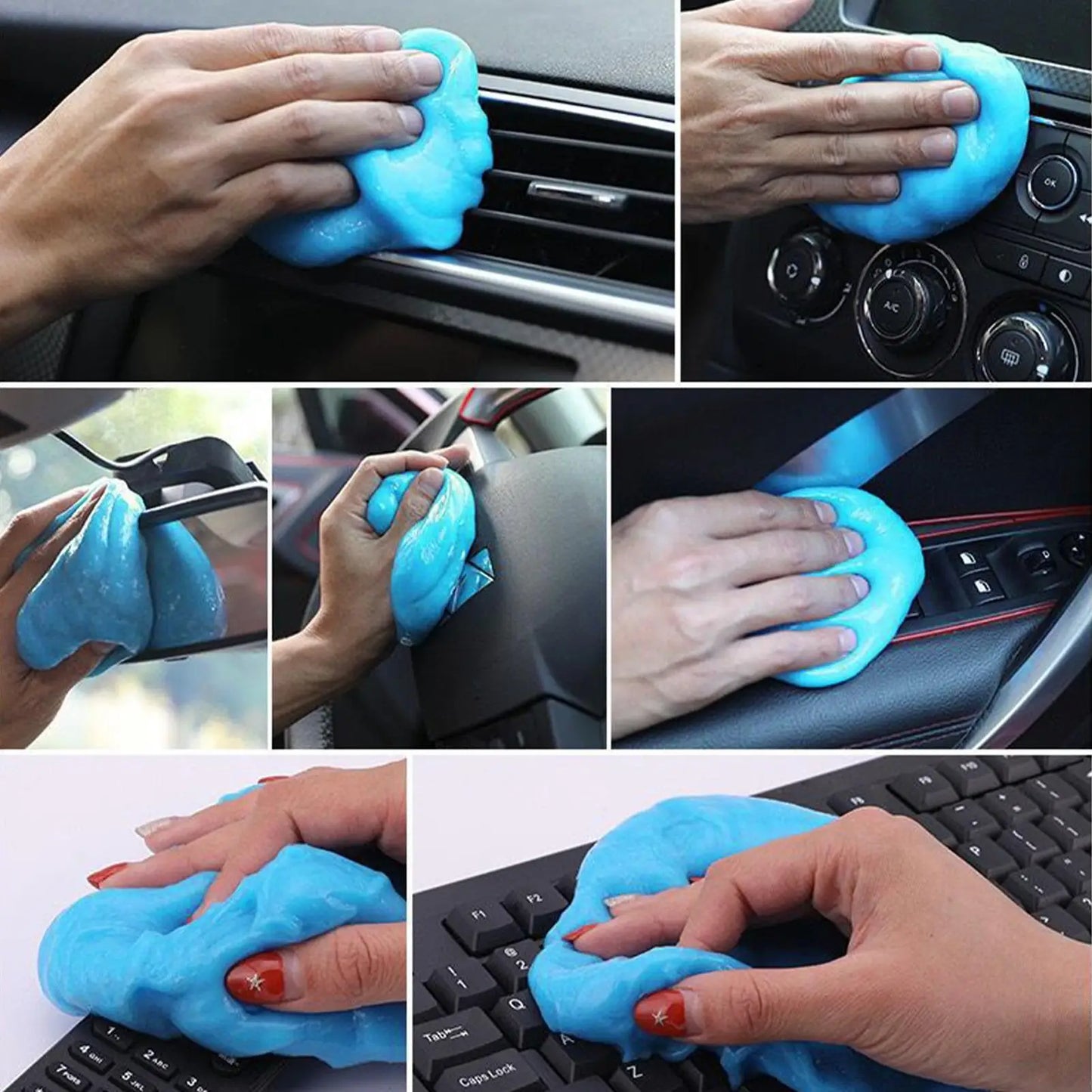 new Car Gel Cleaner Dashboard Detailing Tool Car Interior Cleaning Gel Detailing Tools For Vent Dashboard Console Steering Wheel