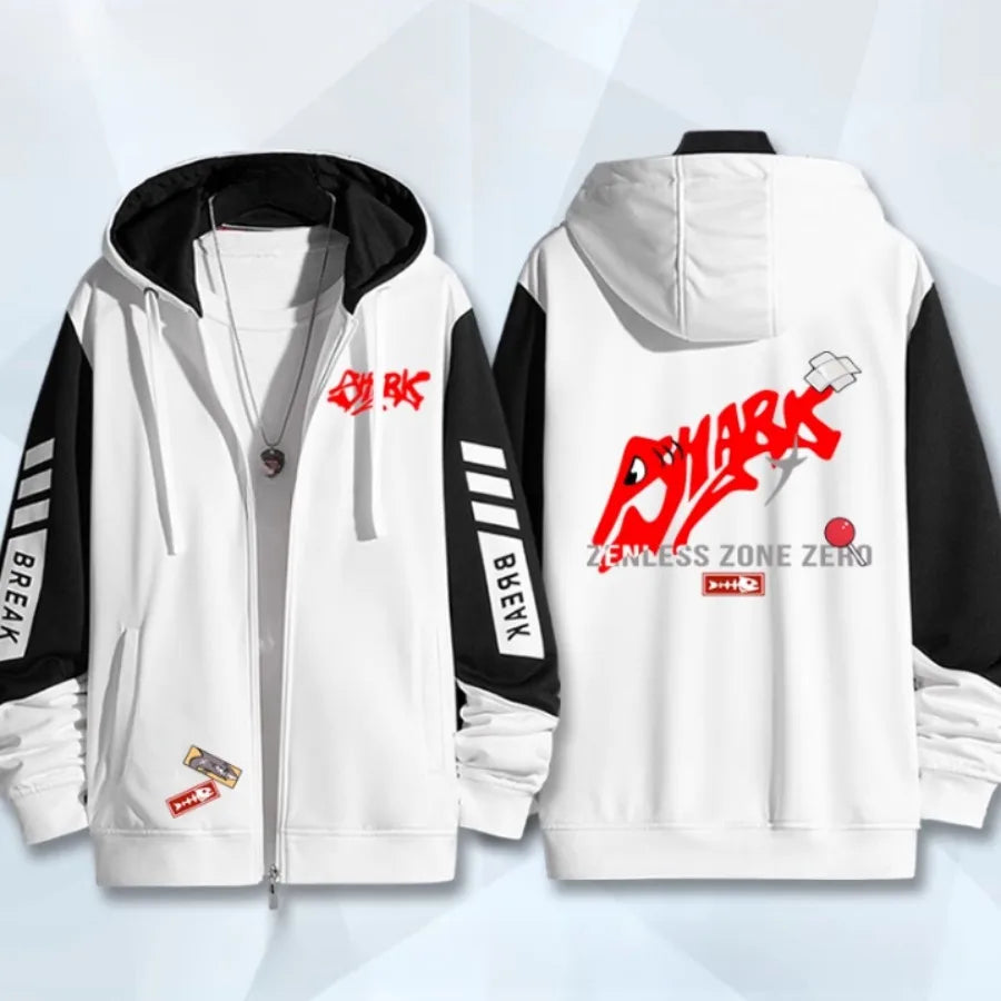Anime Zenless Zone Zero Zip Up Women/Men Hoodie Sweatshirt ZZZ ZZZERO Ellen Joe Cosplay Zipper Hooded Jacket Outwear