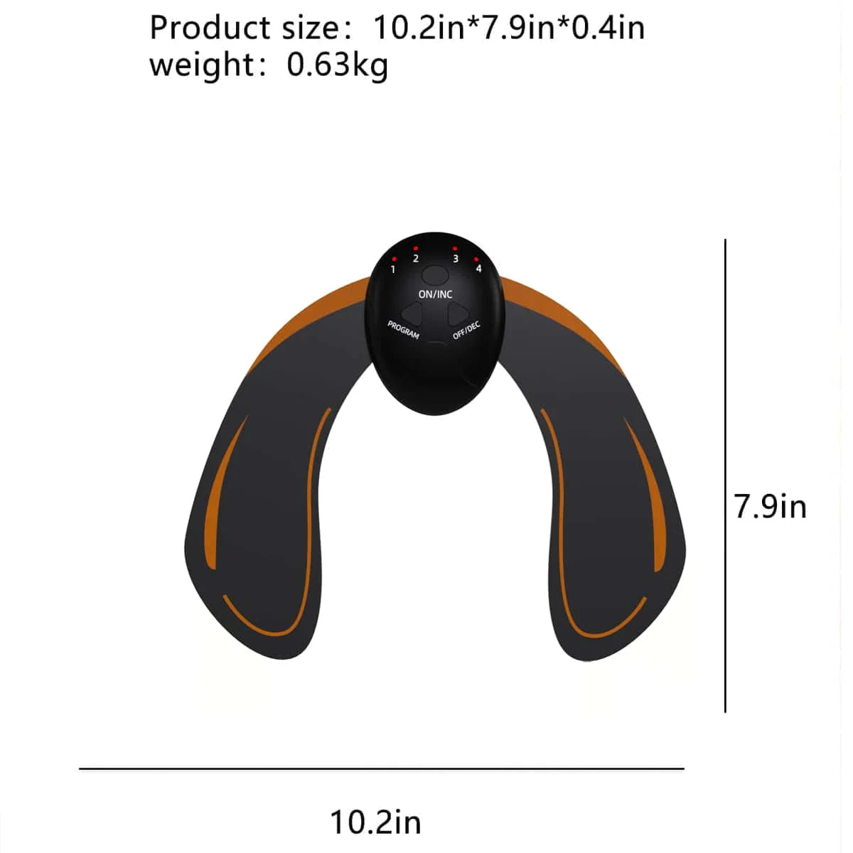 EMS Intelligent Buttocks Massager, Smart Buttocks Device, Butt Lifting Stickers, Home Buttocks Fitness Device