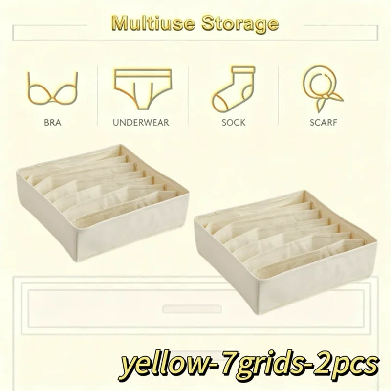 Drawer Underwear Socks Bra Storage Box Clothes Storage Organizer Underwear Bag Household Wardrobe Box Cabinet Drawer Organizer