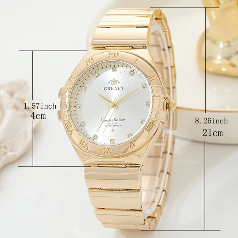 New Fashion Women Watches Luxury Quartz Watch Clocks Casual Relogio Feminino Women's Wristwatches Stainless Steel Montres Femmes