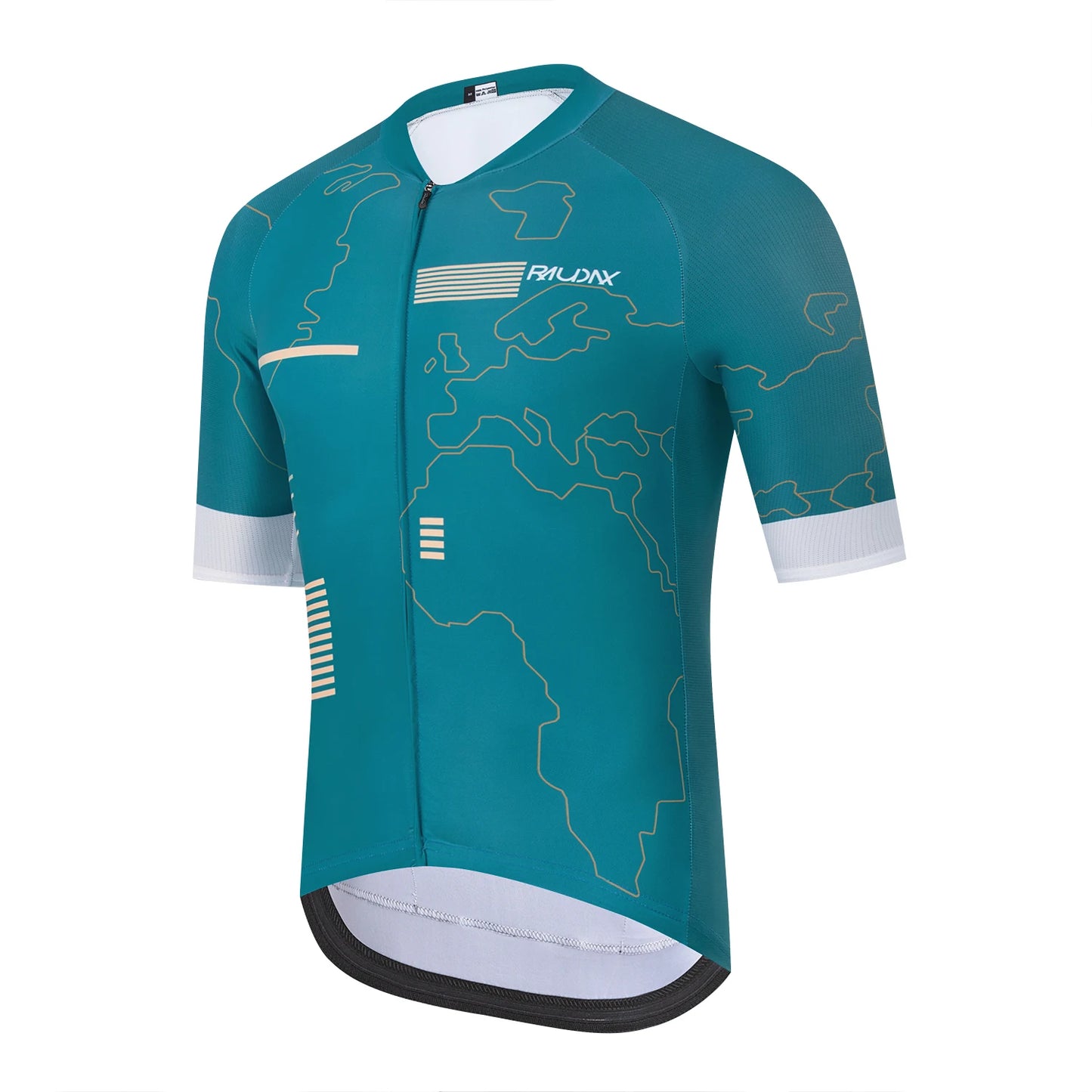 Raudax Men's Summer Short Sleeve Cycling Jersey UV Protection Racing Bike Wear Maillot Bicycle Clothing Ropa Ciclismo