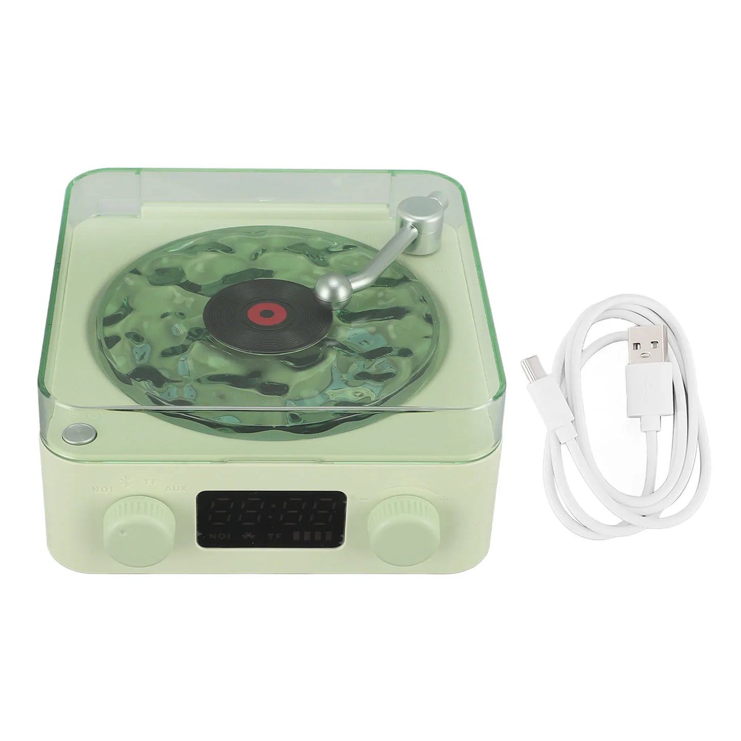 Record Player Speaker Stereo Sound Multifunction Support Memory Card Portable Bluetooth Speaker for Living Room