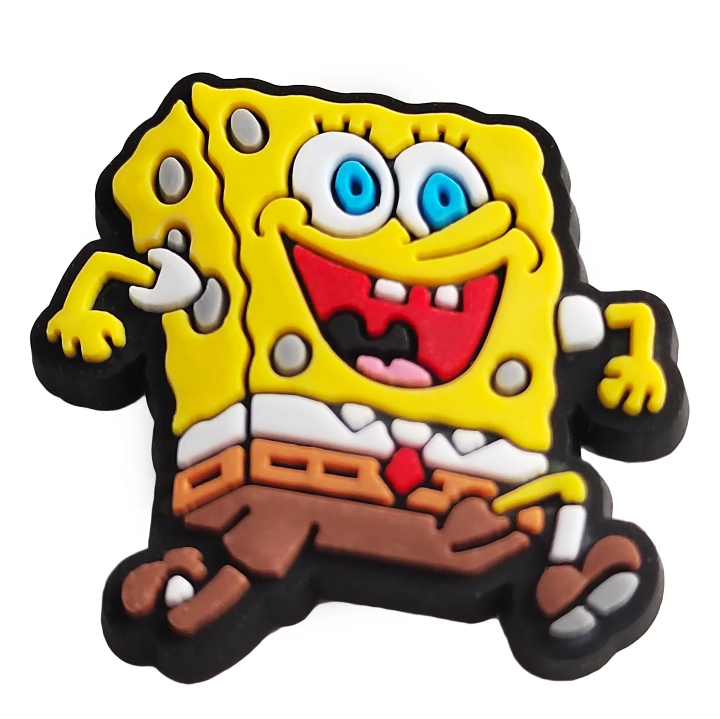 SpongeBob Cartoon Shoe Charms 1-20pcs Set SpongeBob SquarePants DIY PVC Decorations for Clog Sandals Kids Gift Shoe Accessories