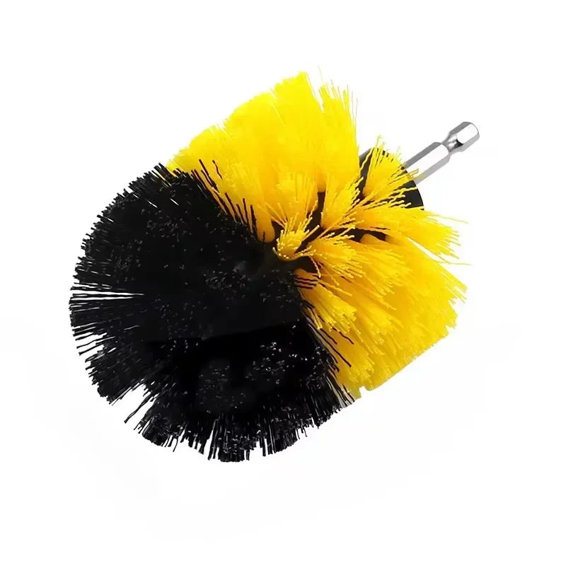 Electric Scrubber Brush Drill Attachment Kit Power Cleaning Brushes For Carpet Glass Auto Tires Nylon Bristle Heads 2 3.5 4 Inch