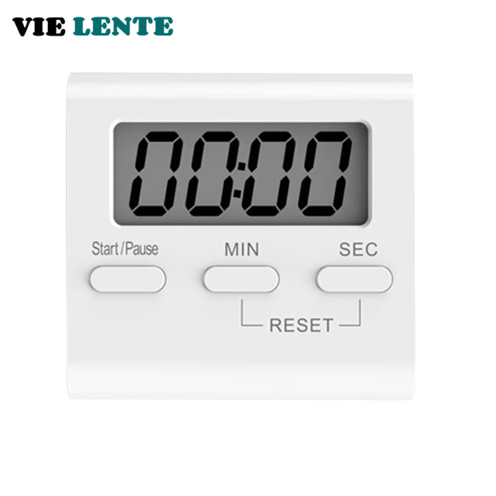 Digital Kitchen Timer Cooking Timer LCD Digital Manual Countdown Timer Mechanical Digital Kitchen Timer Magnetic Kitchen Gadgets