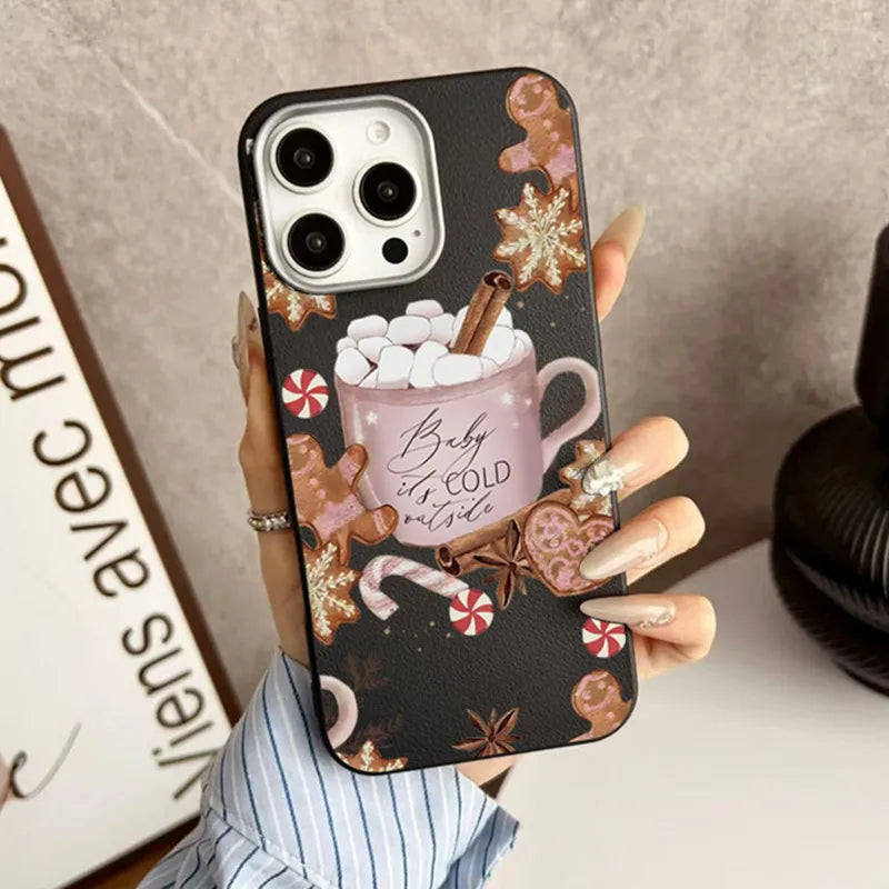 Christmas Winter-Themed Coffee Design Phone Case For Xiaomi 14T Cases Xiaomi 14T Pro 13T 13T Pro Mi 11 Lite 5G Soft TPU Cover