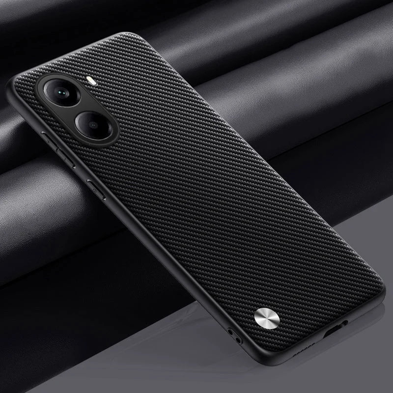 Luxury Leather Phone Case For Xiaomi Poco X7 Pro 5G X7Pro Protective Cover Matte Silicone Shockproof Case For PocoX7 Pro Coque