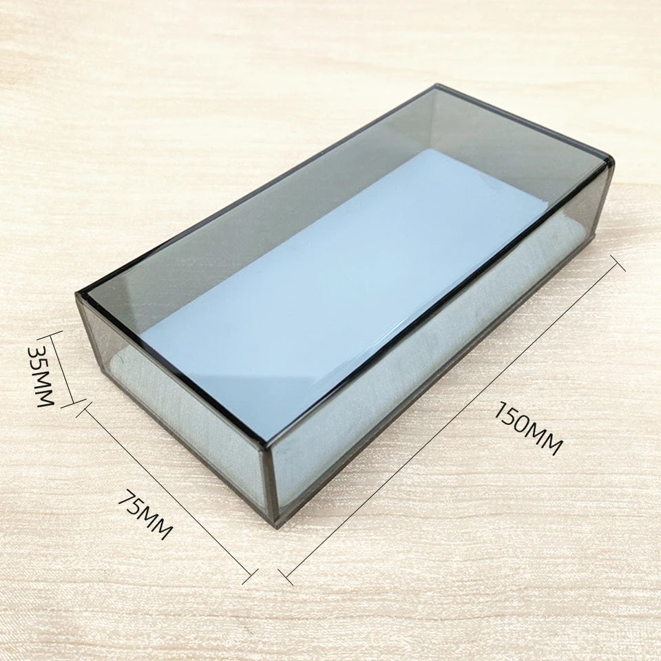 Eyelash Storage Box Single Layer Magnetic Plate Multifunctional Organizer Acrylic Pallet Lash Holder False Eyelashes Makeup Tool
