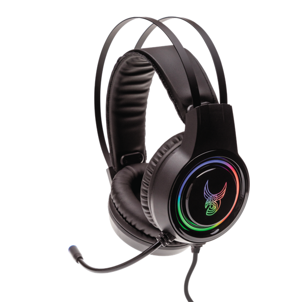 Căști de gaming L33T Gaming GJALLARHORN 50 mm RGB, negru (160395)