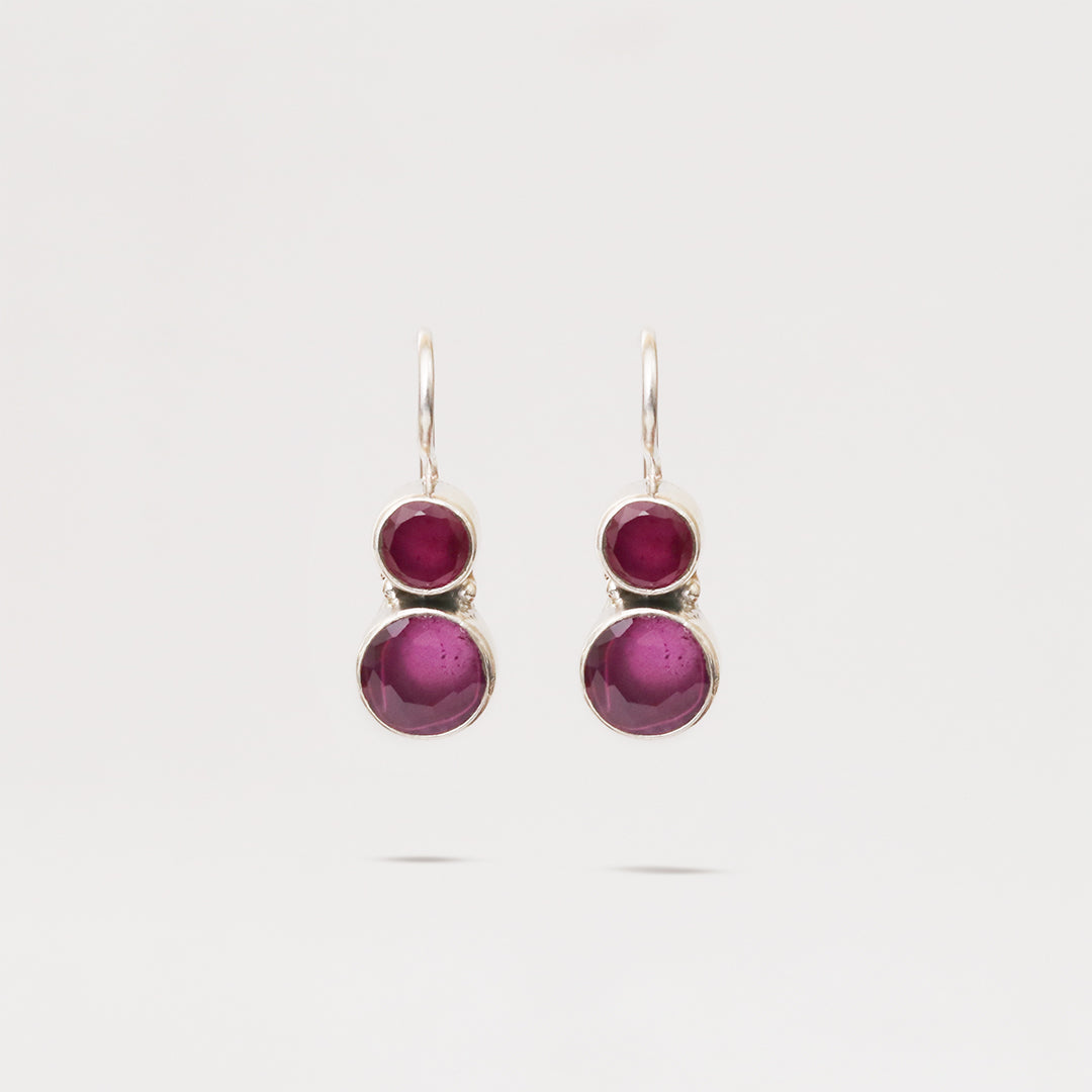 Cute Ruby Earrings