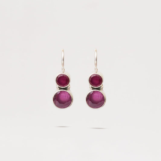 Cute Ruby Earrings