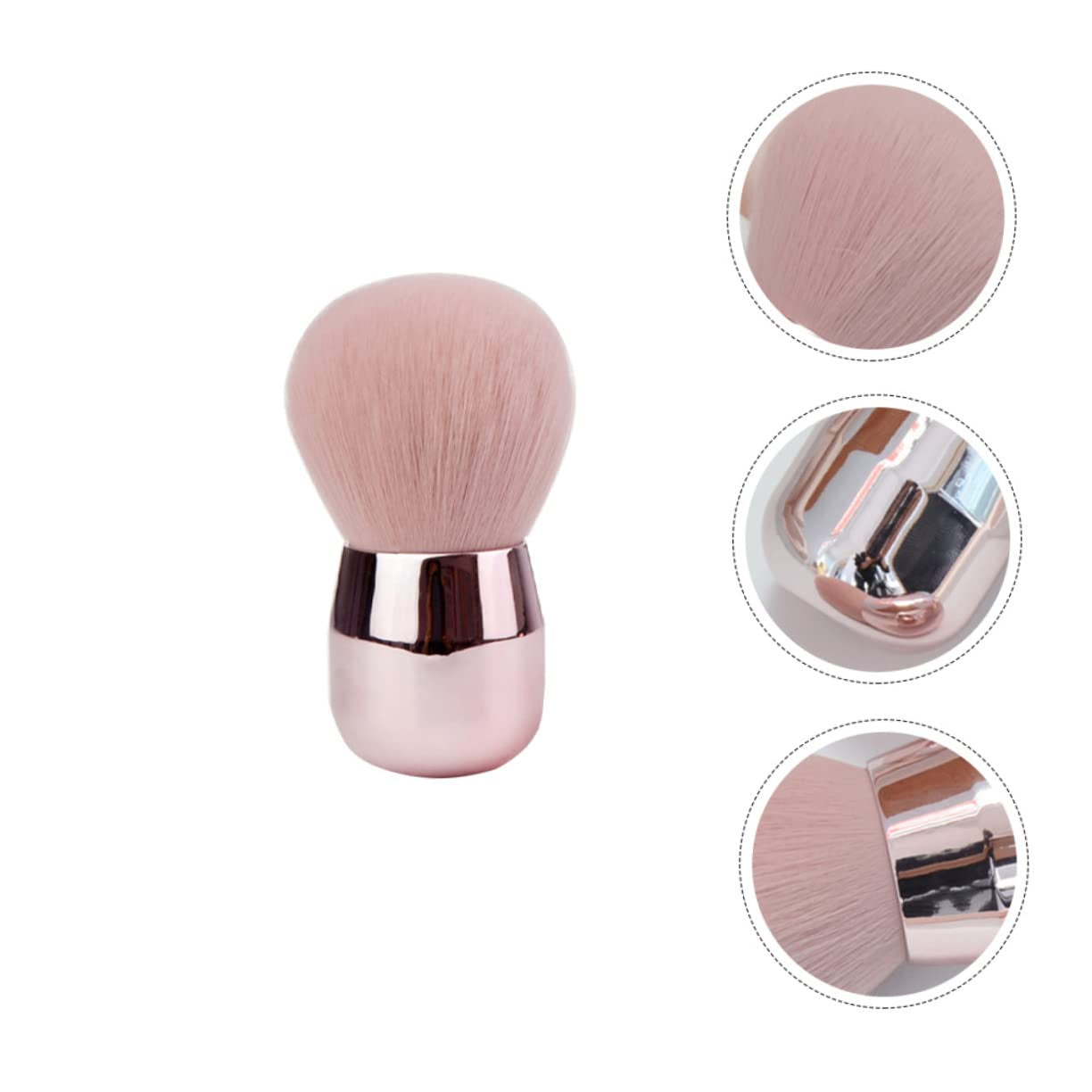 Essential Makeup Brush Tool Blusher Foundation Loose Powder Face Brush Smooth Handle Style