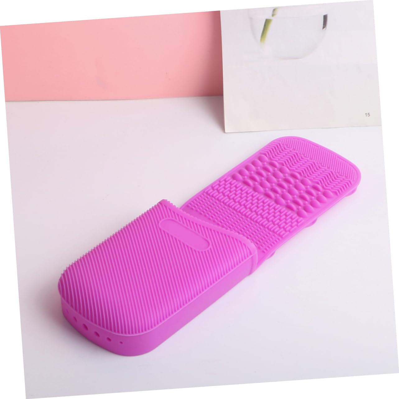 Silicone Makeup Brush Cleaning Pad Cosmetics Brush Cleaner Mat for Effortless Daily Cleaning and Travel Compact Design Silicone Material