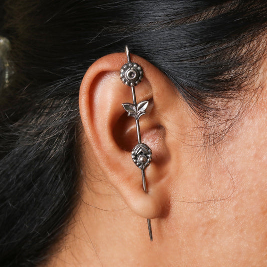 Handcrafted Silver Earcuffs – Where Artistry Meets Elegance