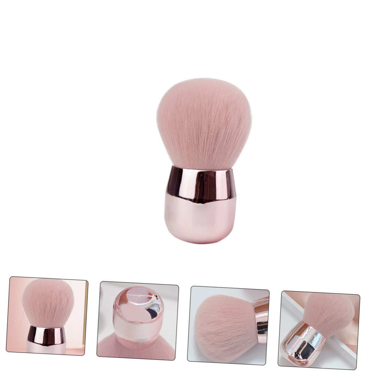 Essential Makeup Brush Tool Blusher Foundation Loose Powder Face Brush Smooth Handle Style