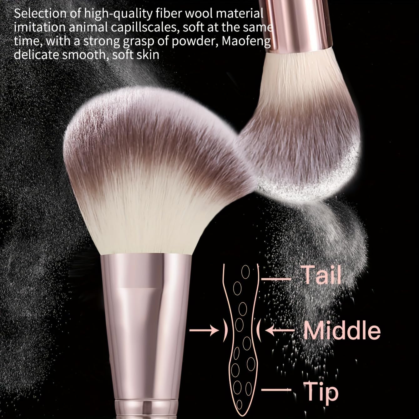 55Pcs Brown Makeup Brushes Set Professional Makeup Kit Multi-Functional Makeup Tool Set with Case Facial Makeup Accessories, Foundation Makeup Brush Kit Eye and Face Make up Brushes & Tools