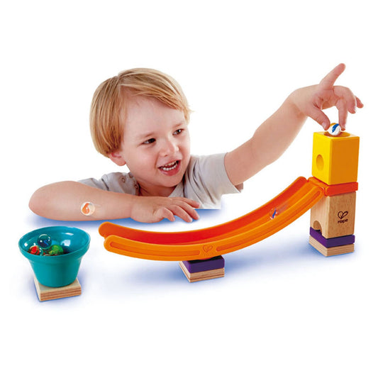 Quadrilla wooden marble run - mega skate park