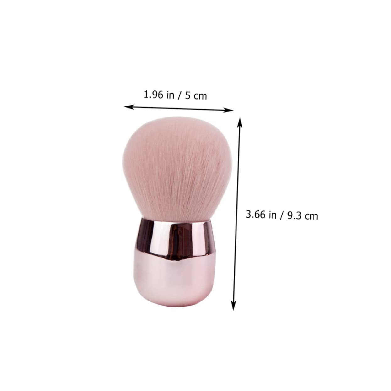 Essential Makeup Brush Tool Blusher Foundation Loose Powder Face Brush Smooth Handle Style