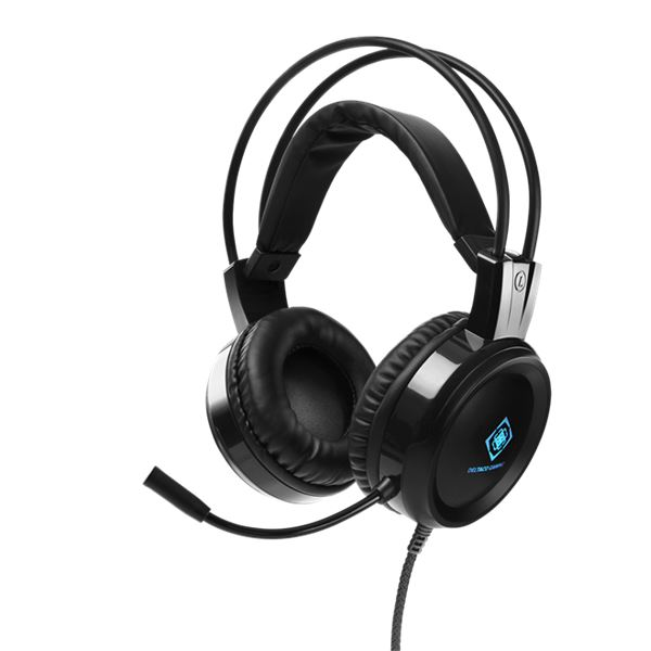 Căști de gaming Deltaco Gaming DH110, 50 mm, negre (GAM-105)
