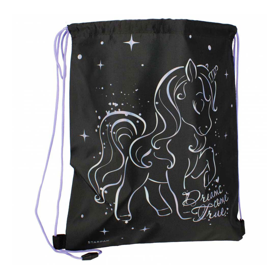 Gym bag unicorn black