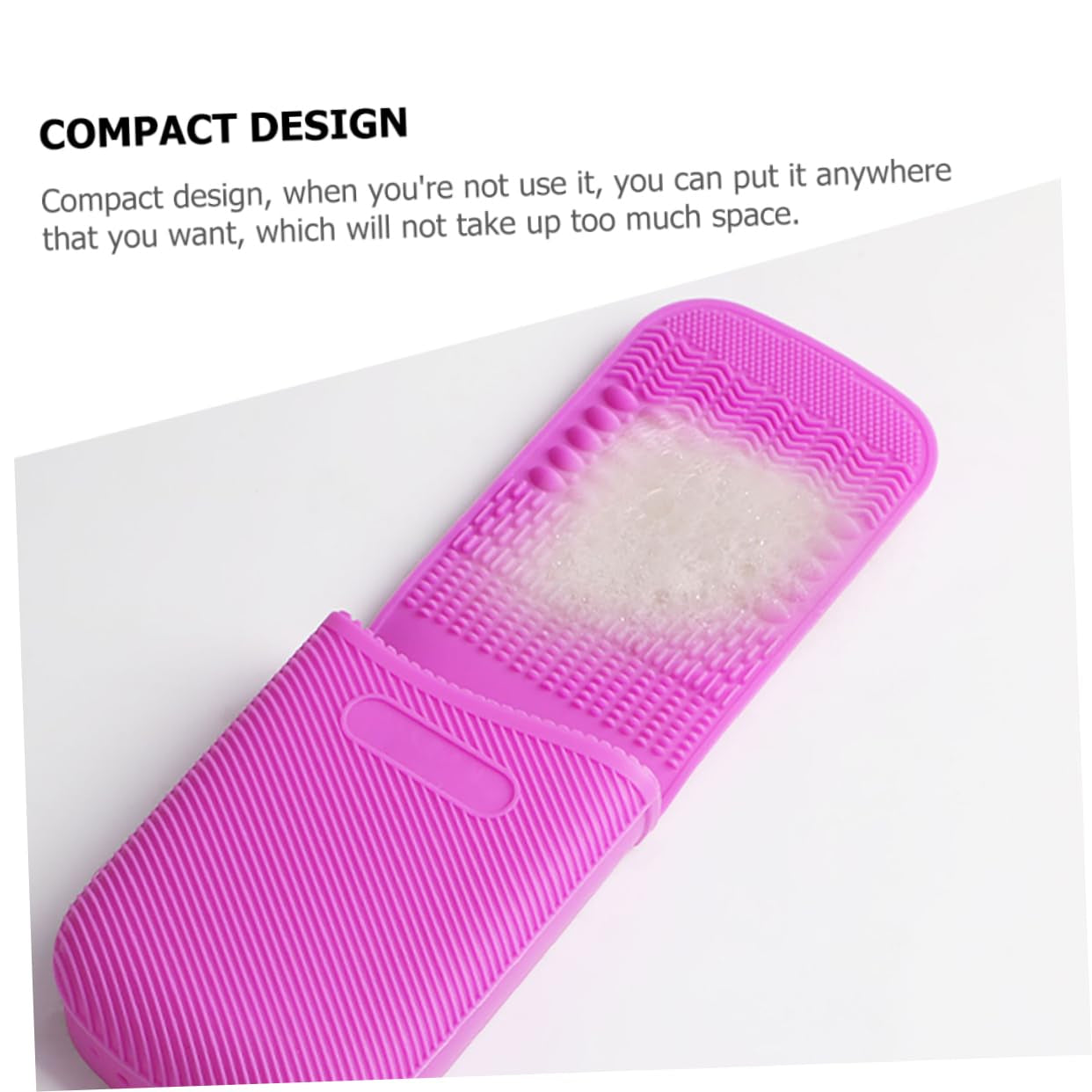 Silicone Makeup Brush Cleaning Pad Cosmetics Brush Cleaner Mat for Effortless Daily Cleaning and Travel Compact Design Silicone Material