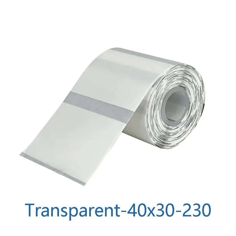 40-50mm Round Square Thermal Label Printer Sticker Self-Adhesive Thermal Paper Compatible M110 M220 M200 E210 P50 Label Printer