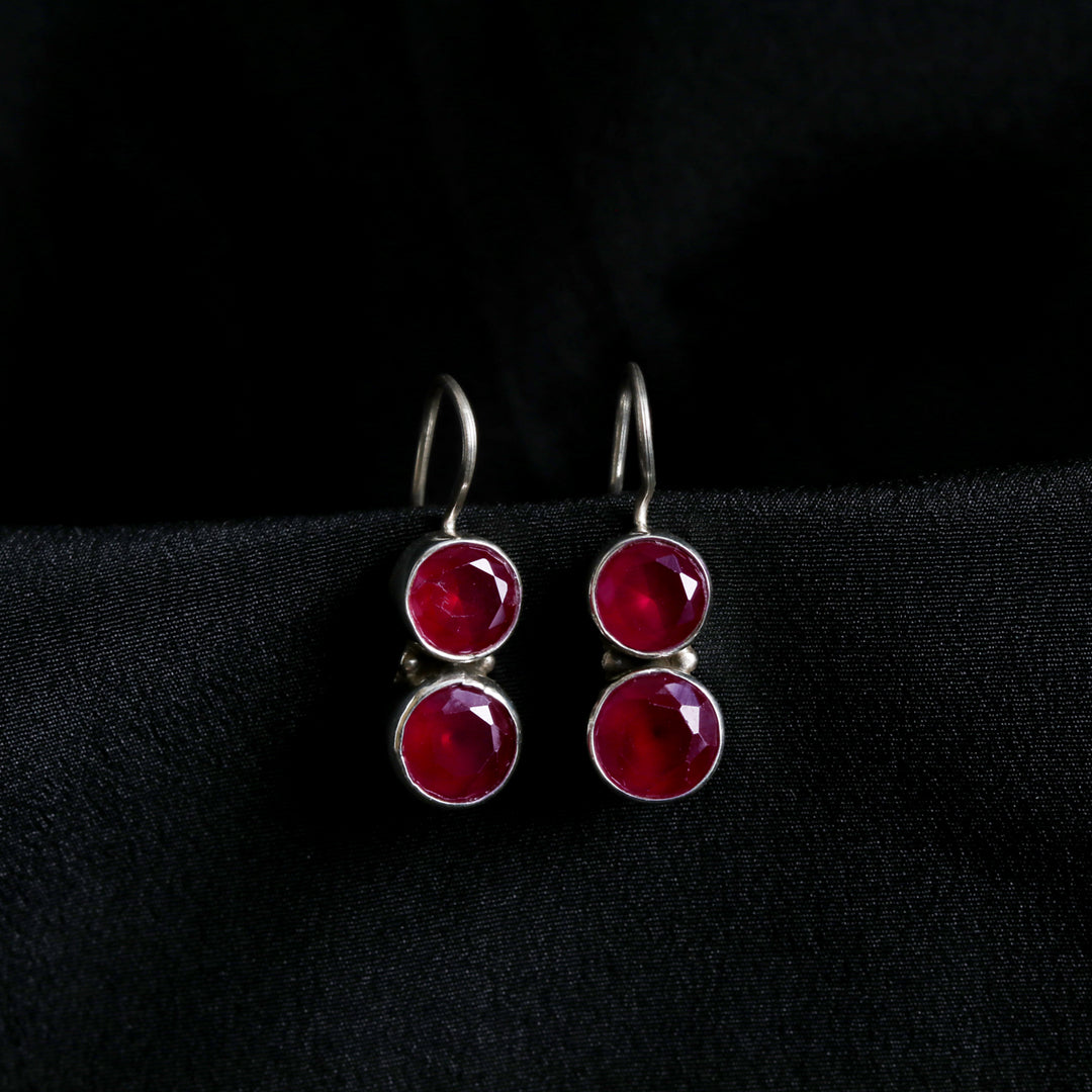 Cute Ruby Earrings
