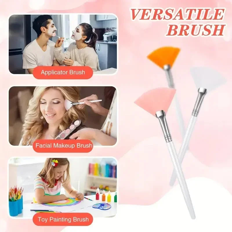 Facial Brushes Set for Face Masks and Makeup