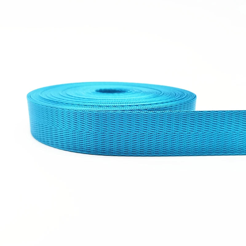 2 Yards 38mm High Quality Blue Yellow Red Strap Nylon Webbing Herringbone Pattern Knapsack Strapping Sewing Bag Belt Accessories