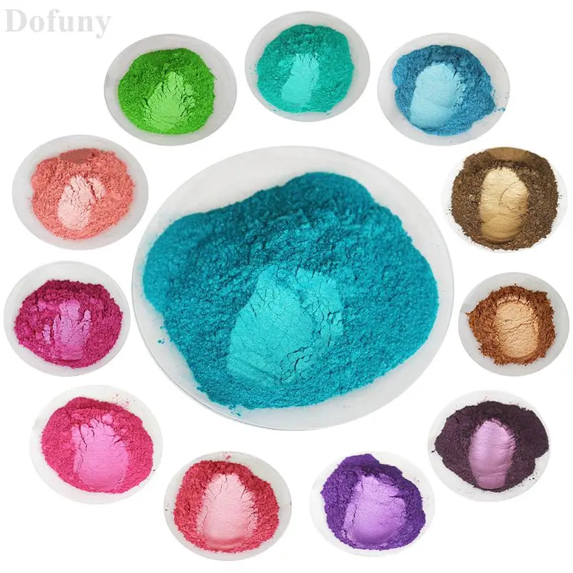 120 Colors Natural Mineral Mica Powder DIY For Soap Candle Dye Epoxy Resin Paint Colorant Powder Makeup Eyeshadow Pearl Pigment