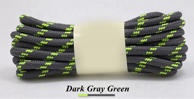 1Pair outdoor sport round shoelaces for boots hiking slip rope shoe laces sneakers shoelace strings100/120/140/160CM 19 Colors
