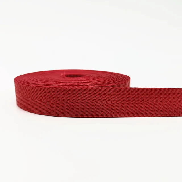 2 Yards 38mm High Quality Blue Yellow Red Strap Nylon Webbing Herringbone Pattern Knapsack Strapping Sewing Bag Belt Accessories